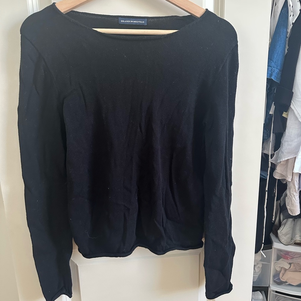 Black Knit Sweater
